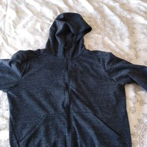 Gerry Men's zip up hoodie. Black heathered, XL